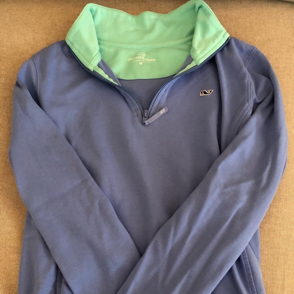 Vineyard Vines periwinkle & green shep shirt - Picture 1 of 3